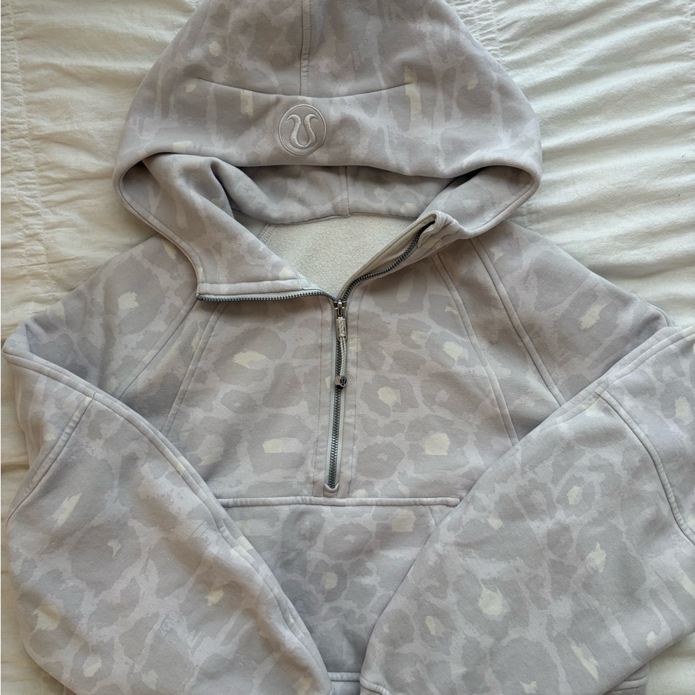 Lululemon Gray Patterned Hoodie